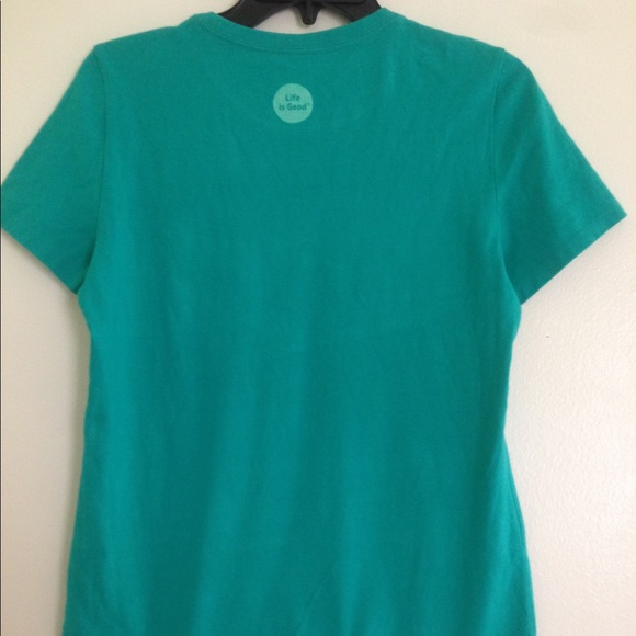 Blue Size Small Life is Good T-Shirt NWT - Picture 2 of 8